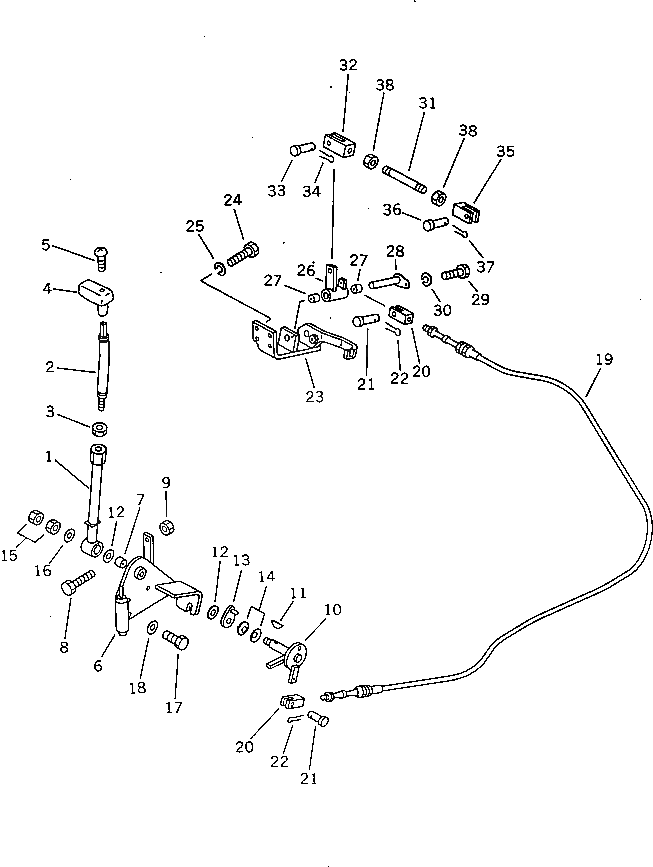 Рычаг 20G-43-11161 Komatsu