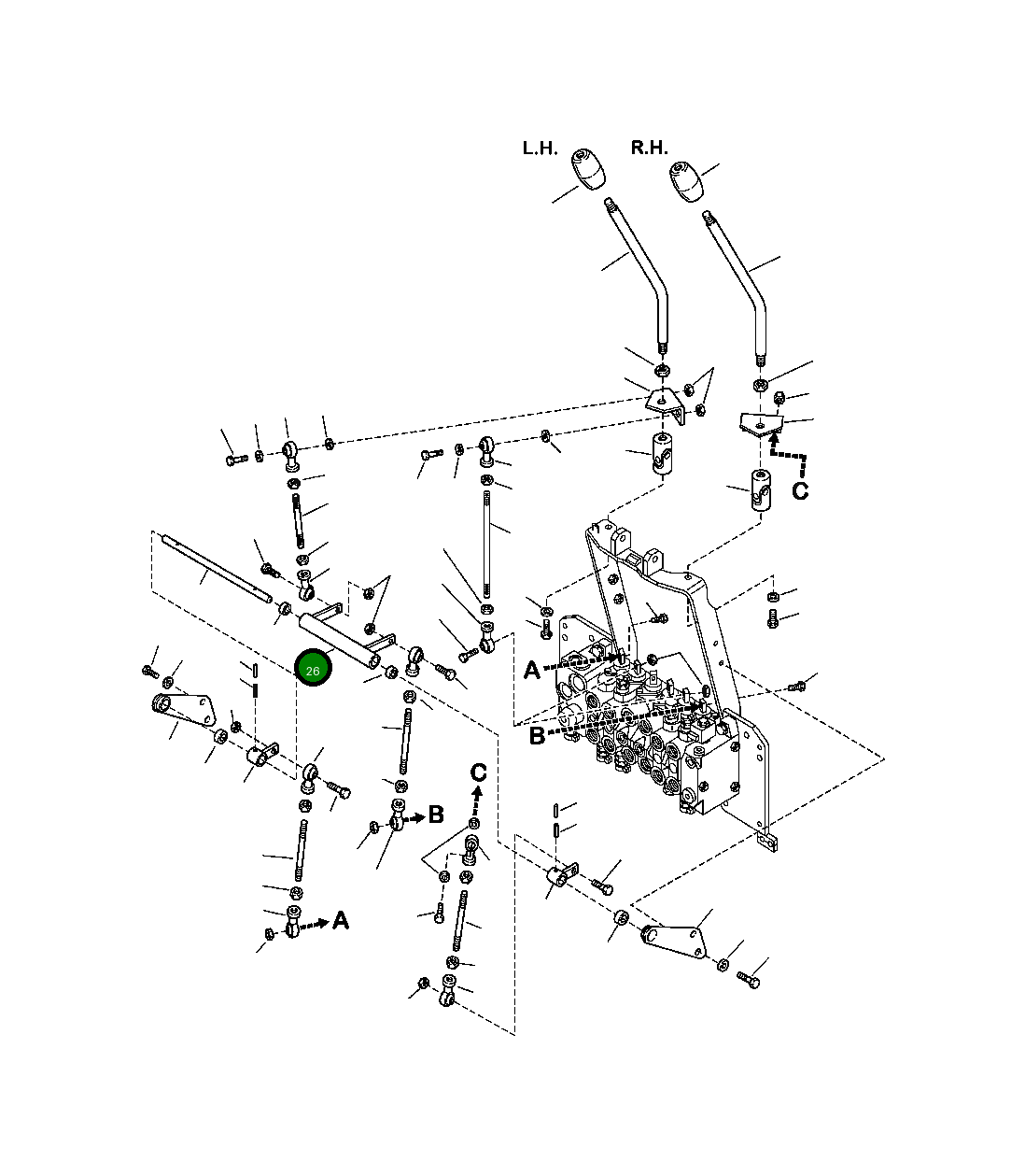 Рычаг 42N-43-15711 Komatsu