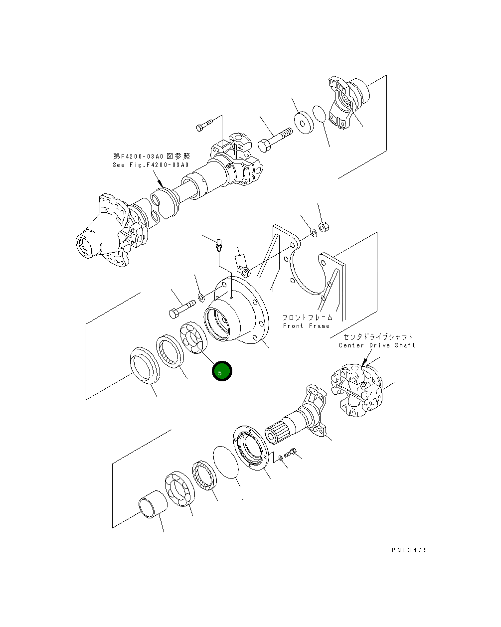 Подшипник 425-20-15720 Komatsu