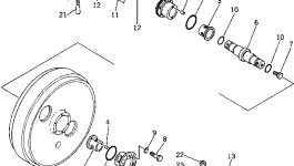 Направляющее колесо 125-30-13110 Komatsu