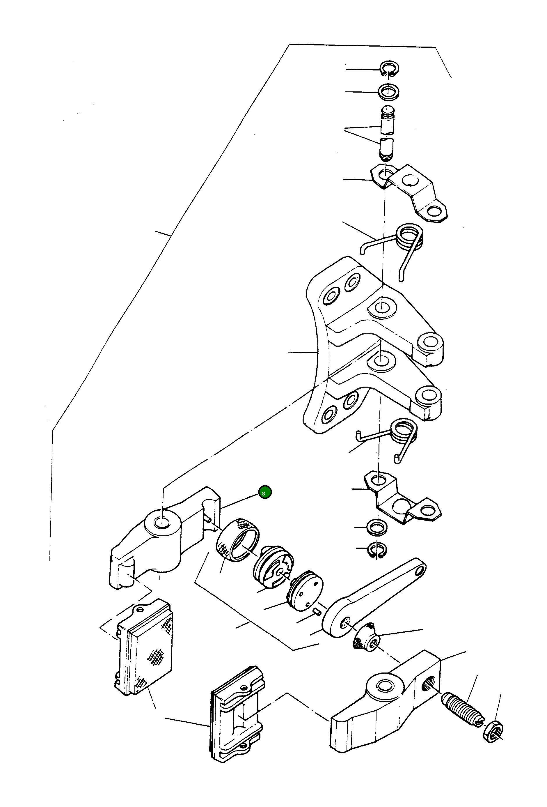 Рычаг 3235218M1 Komatsu
