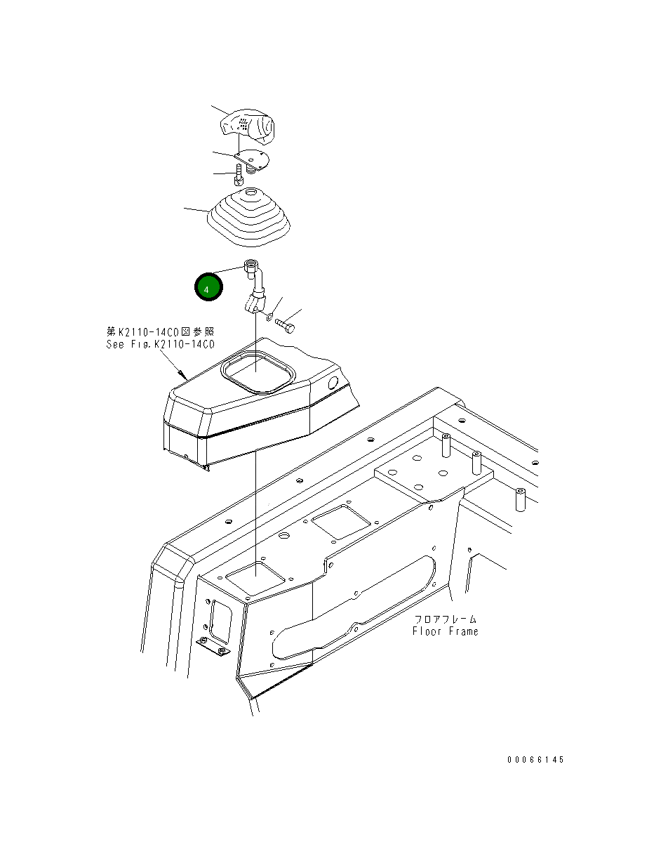 Рычаг 19M-43-38211 Komatsu