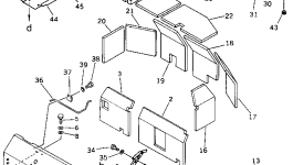 Крышка 20S-54-21380 Komatsu