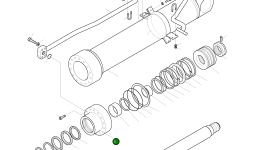 Крышка, ROD K9001971 Komatsu