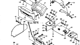 Крышка 125-54-28121 Komatsu
