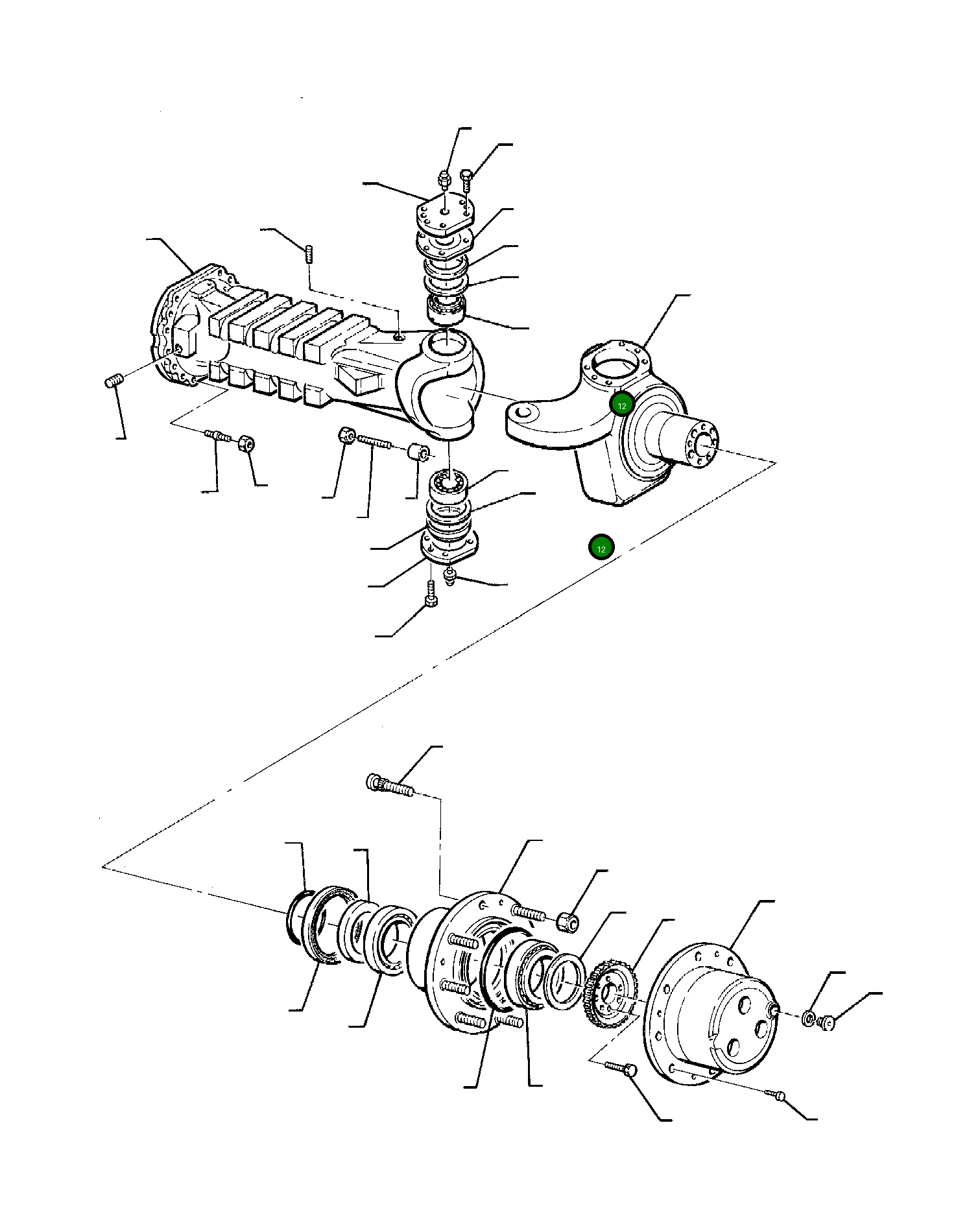 Подшипник HU0510035 Komatsu