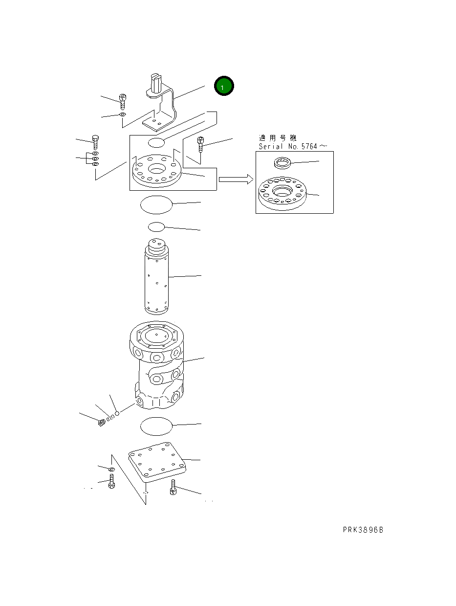 Рычаг 21X-62-21490 Komatsu