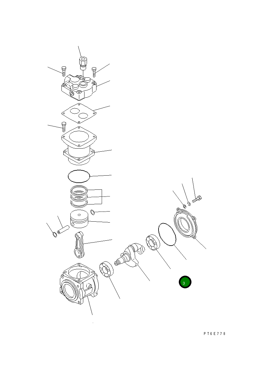 Подшипник DK090100-3400 Komatsu