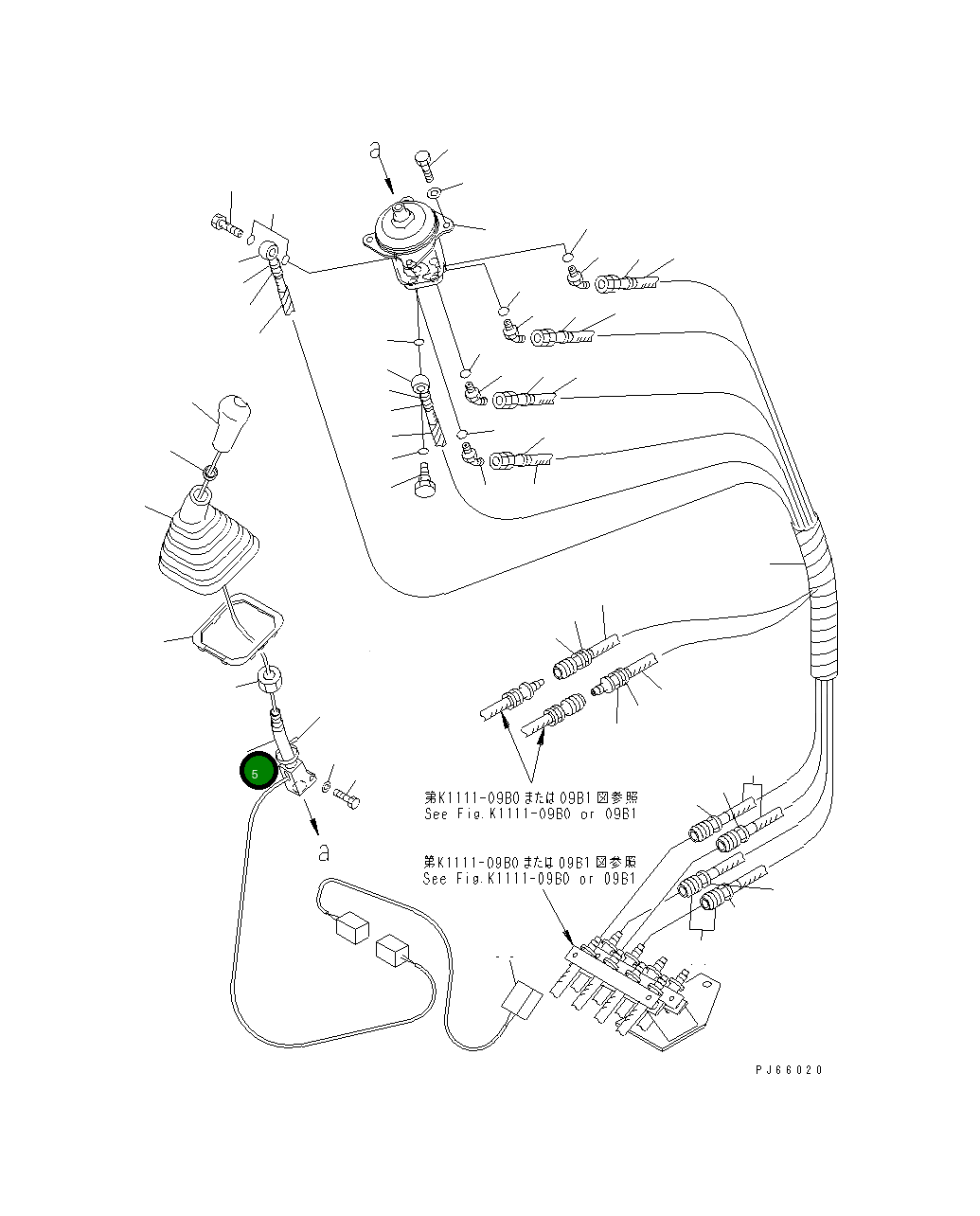 Рычаг 22L-43-18191 Komatsu