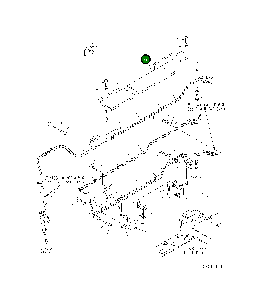 Крышка 8295-62-1573 Komatsu