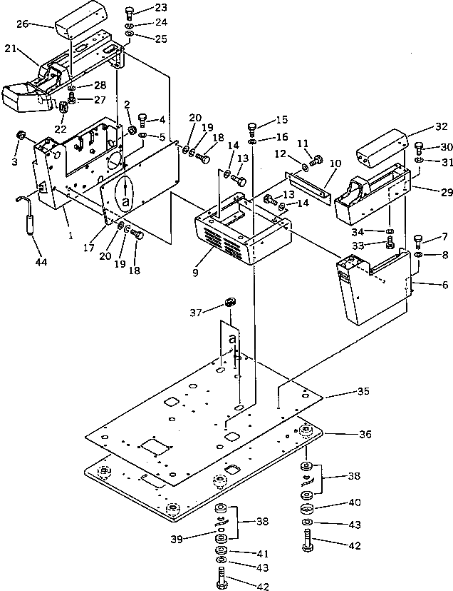 Крышка 21K-54-25210 Komatsu