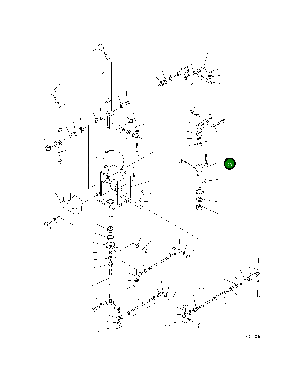 Рычаг 196-916-1850 Komatsu