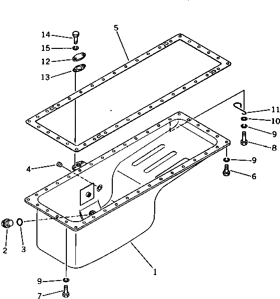 Крышка 6136-21-5720  Komatsu