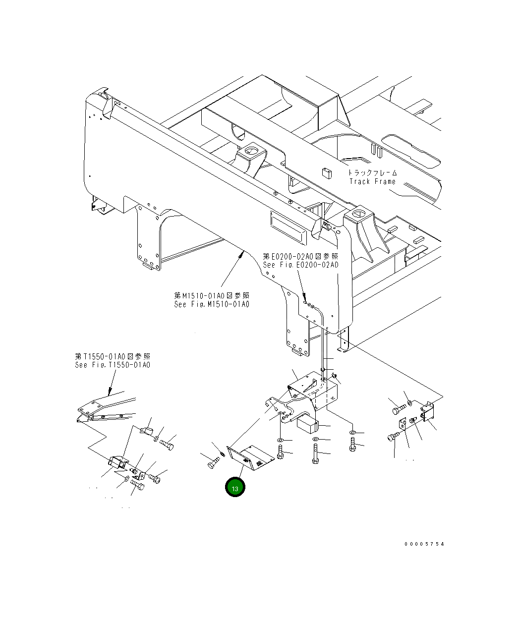 Крышка 8285-06-1180  Komatsu