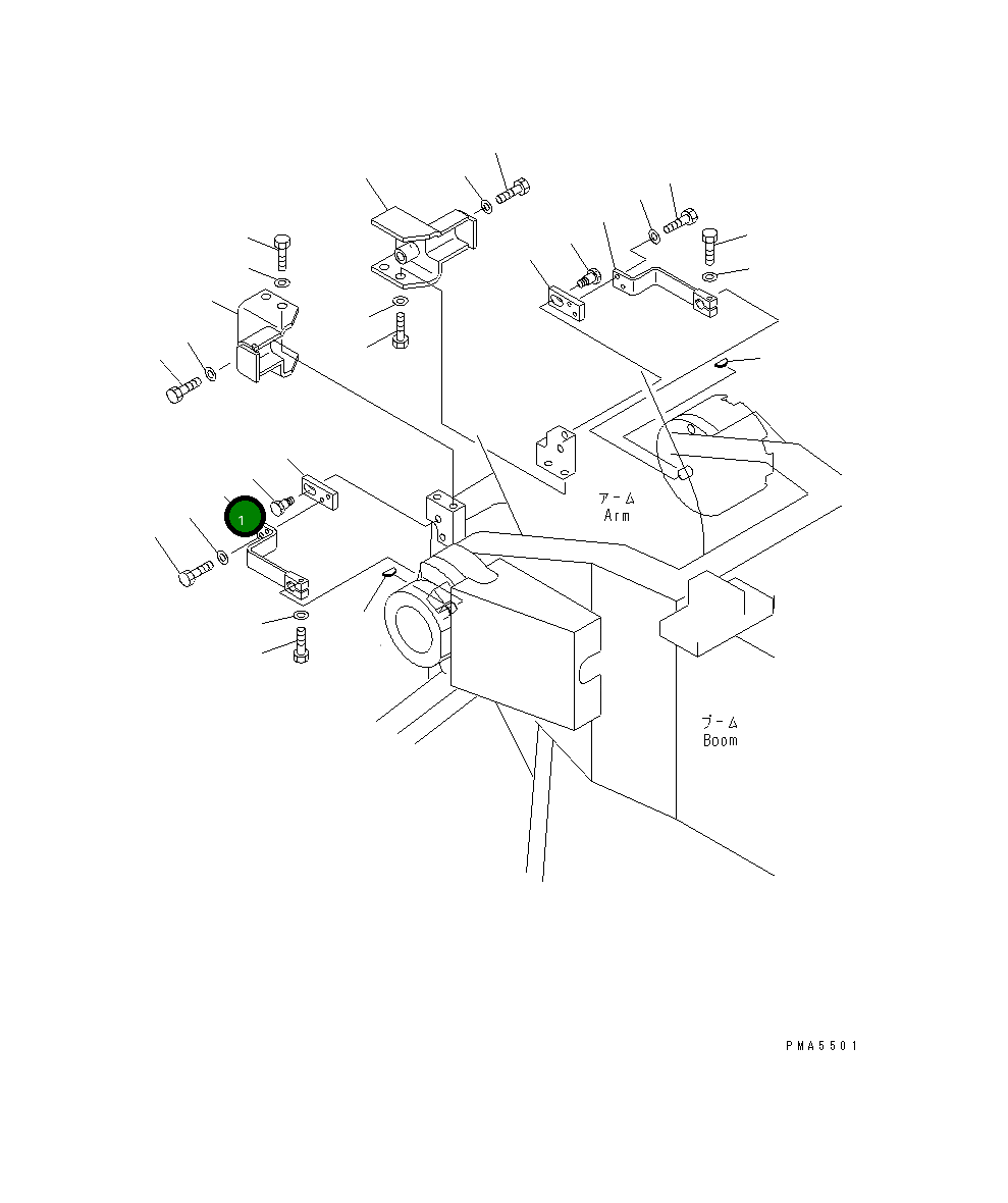 Рычаг 203-06-63260 Komatsu