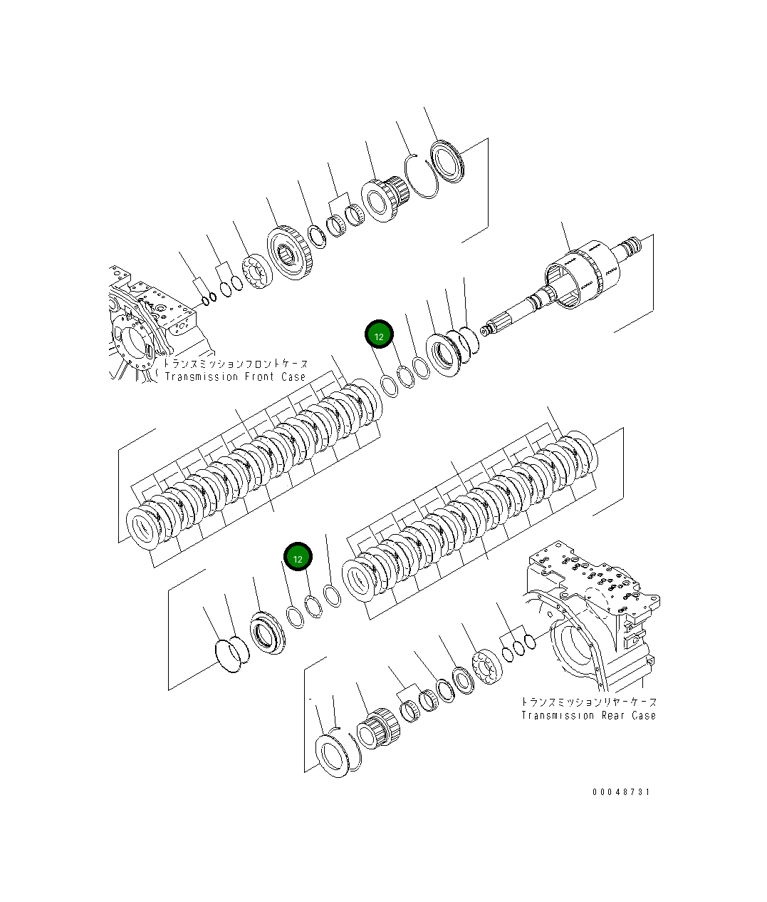 Подшипник 419-15-12670  Komatsu
