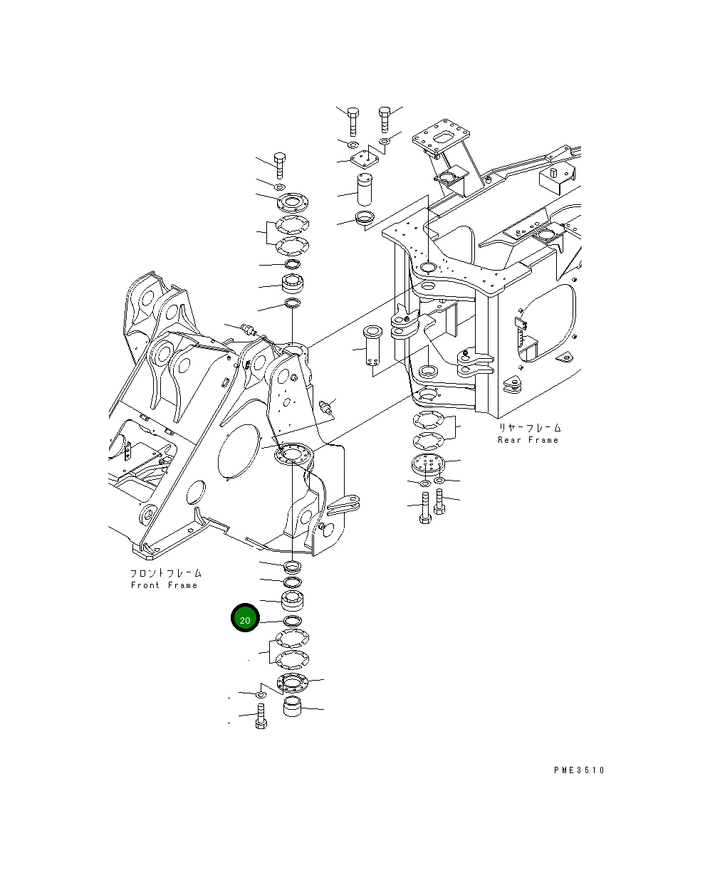 Подшипник 425-46-11560 Komatsu