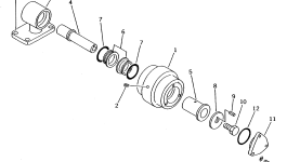 Пластина 103-30-35160 Komatsu