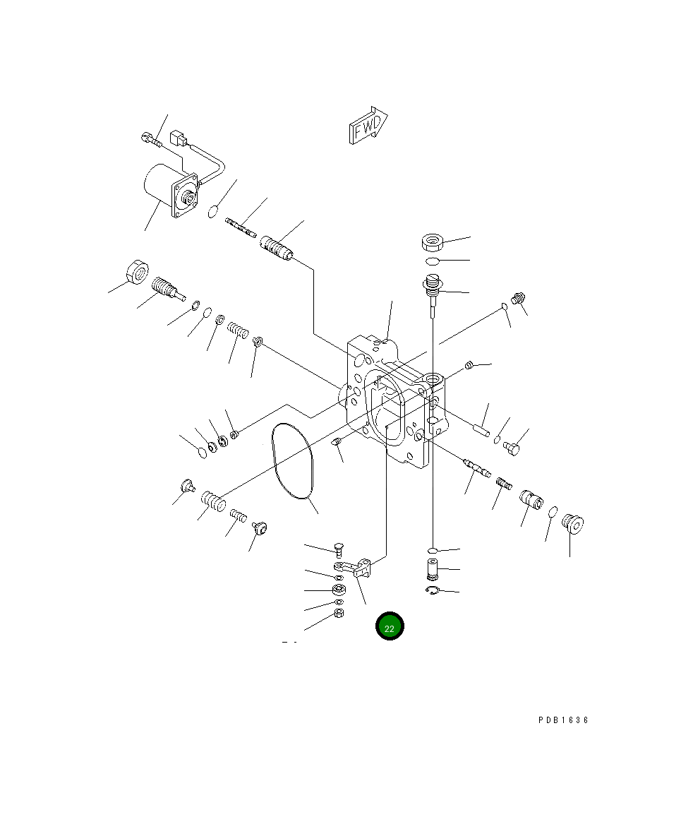 Рычаг 708-2H-25370 Komatsu
