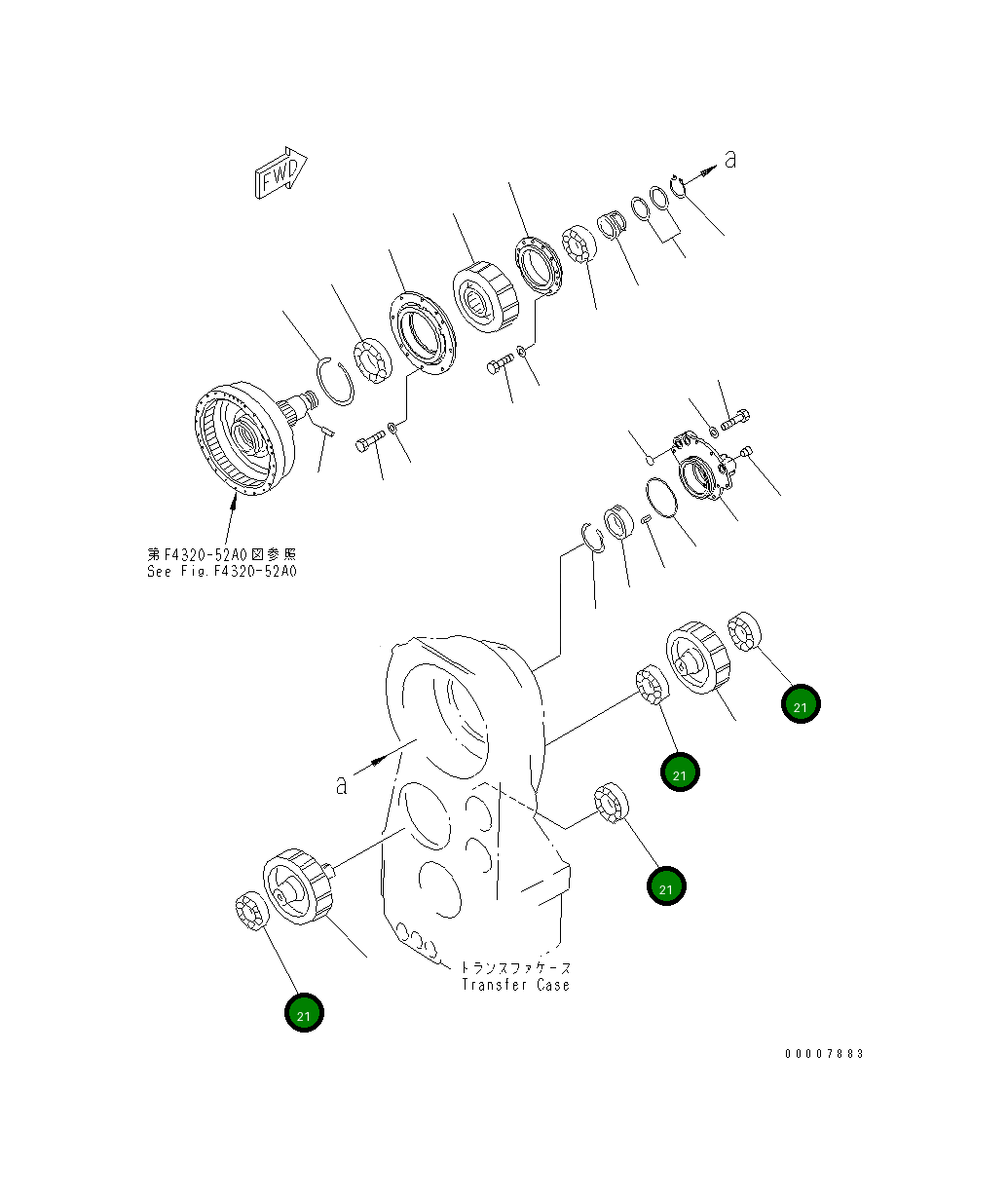 Подшипник 427-15-19480 Komatsu