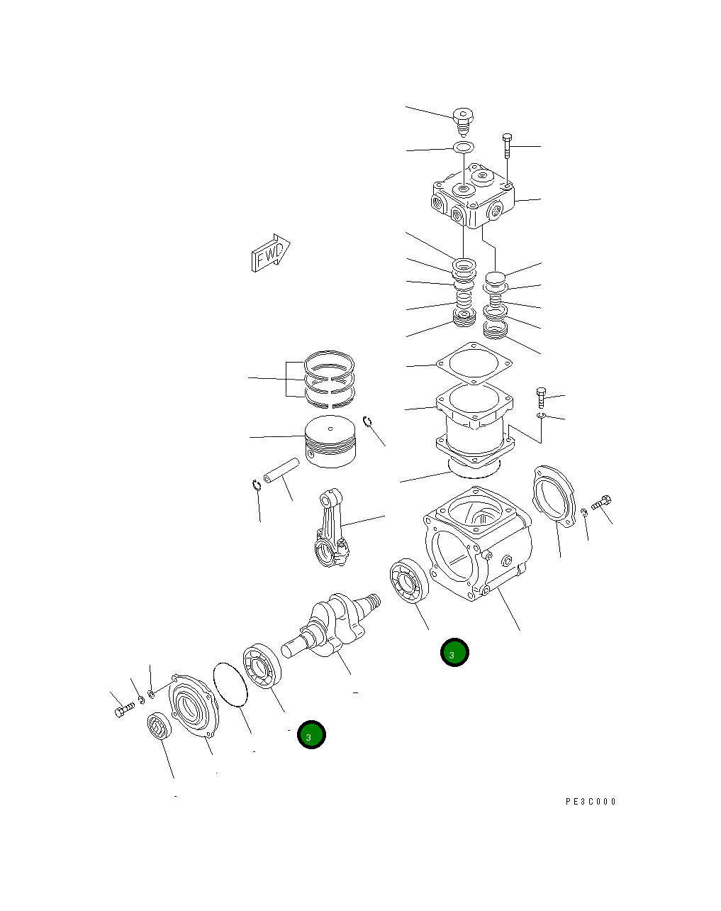 Подшипник DK016690-2640 Komatsu
