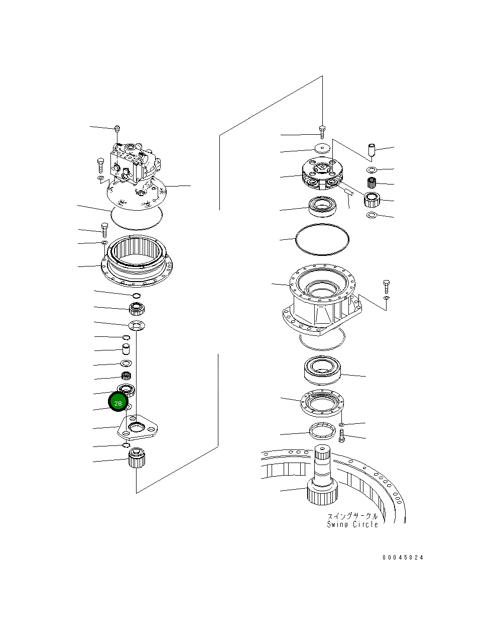 Подшипник 20Y-26-21281 Komatsu