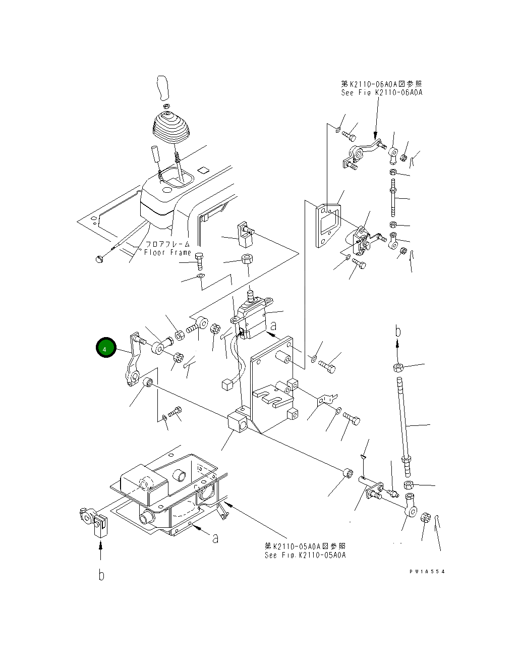 Рычаг 17A-43-31121 Komatsu