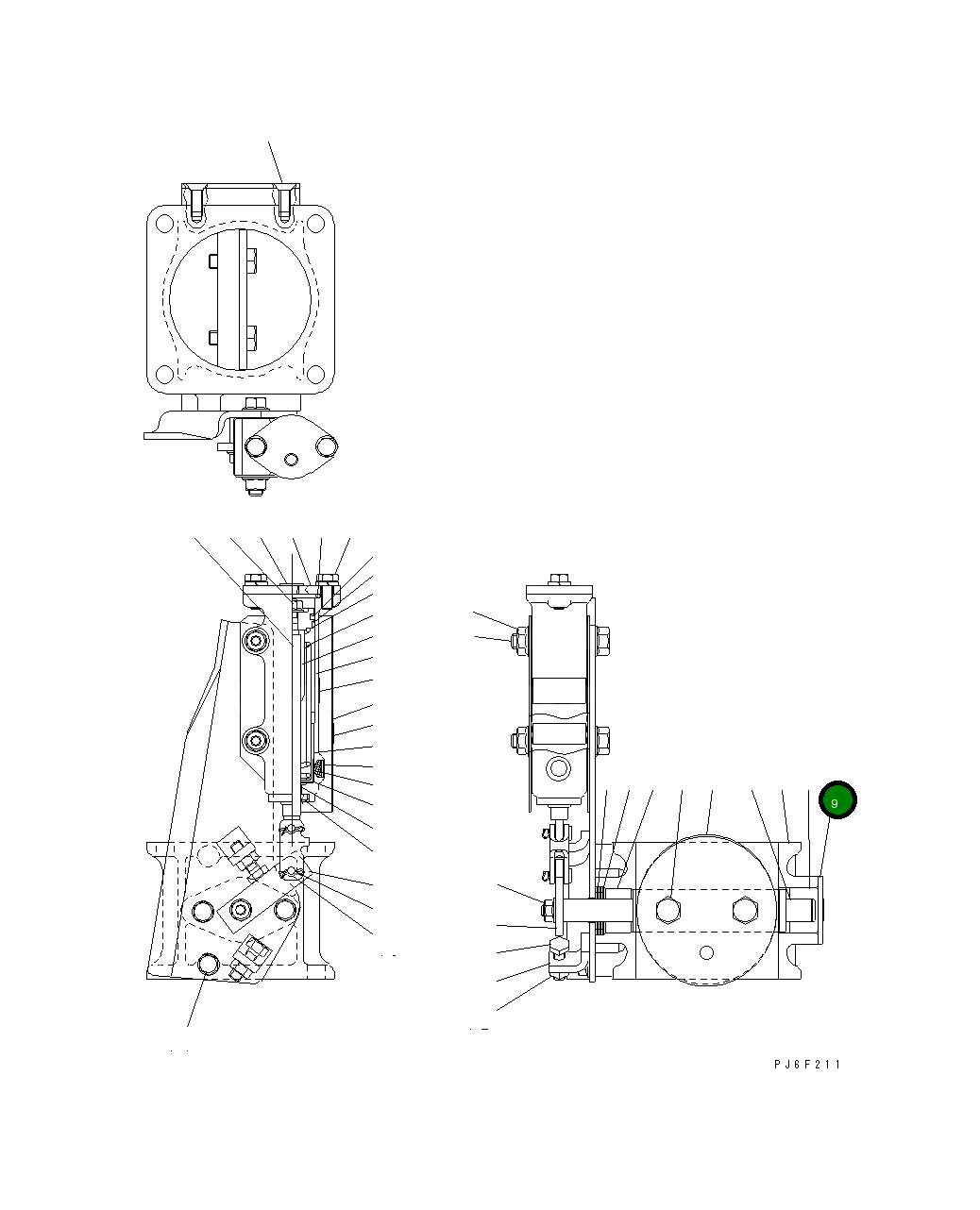 Крышка MY281-20535 Komatsu