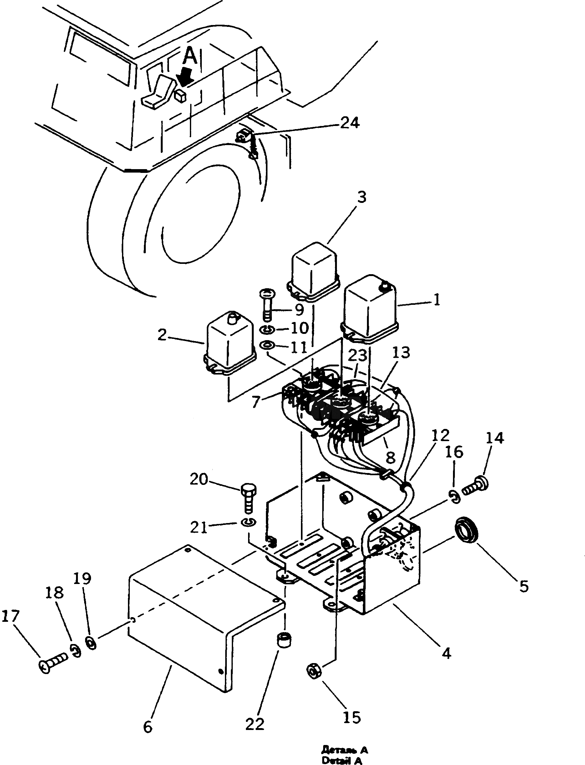 Крышка 581-06-23570 Komatsu