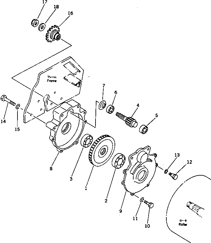 Подшипник 06006-06305 Komatsu