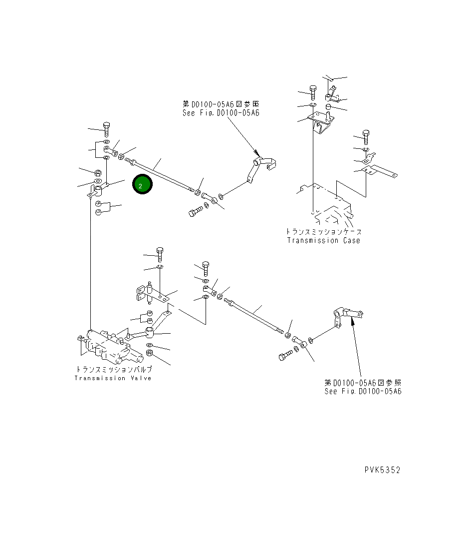 Рычаг 104-43-38970 Komatsu