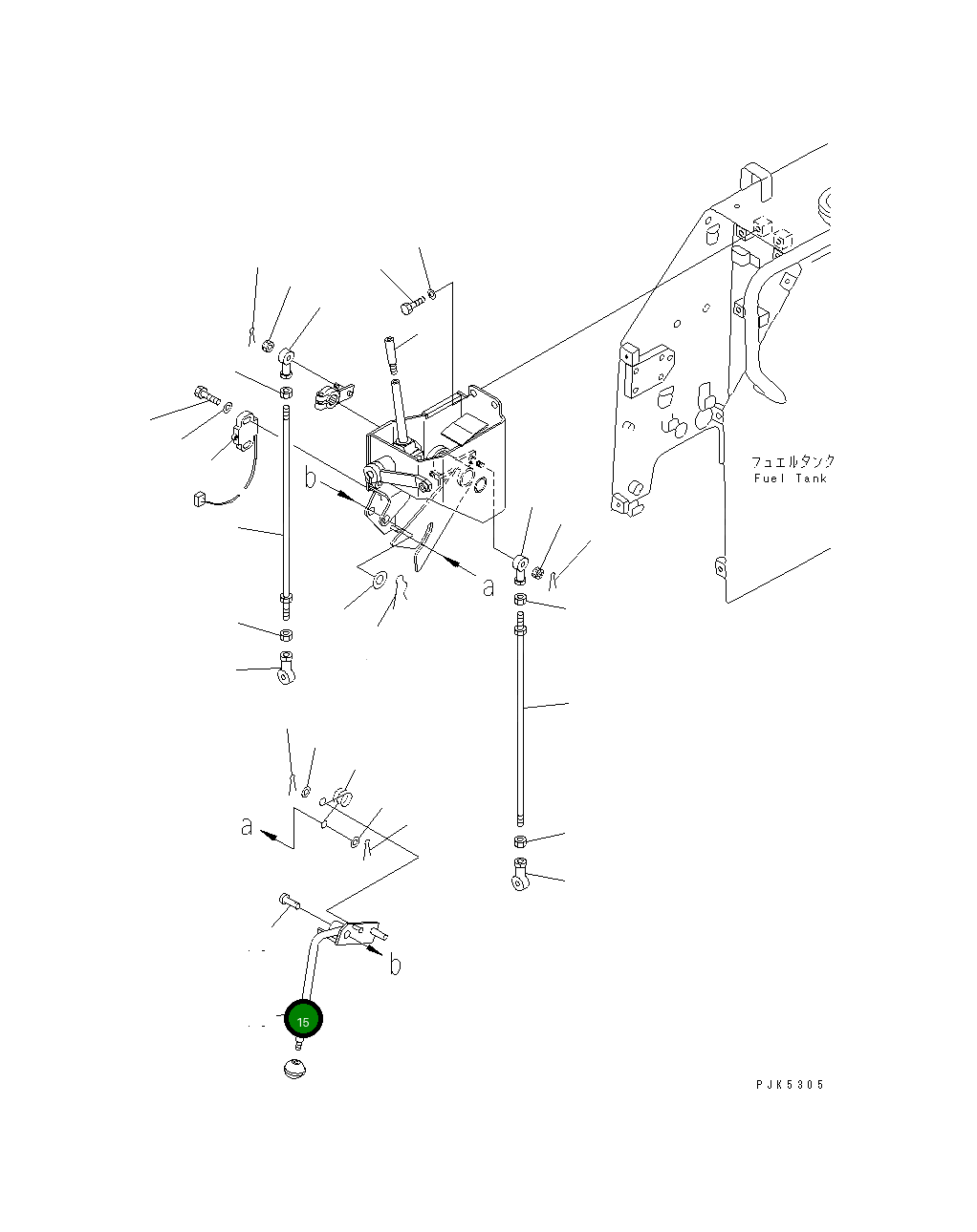 Рычаг 104-43-48140 Komatsu