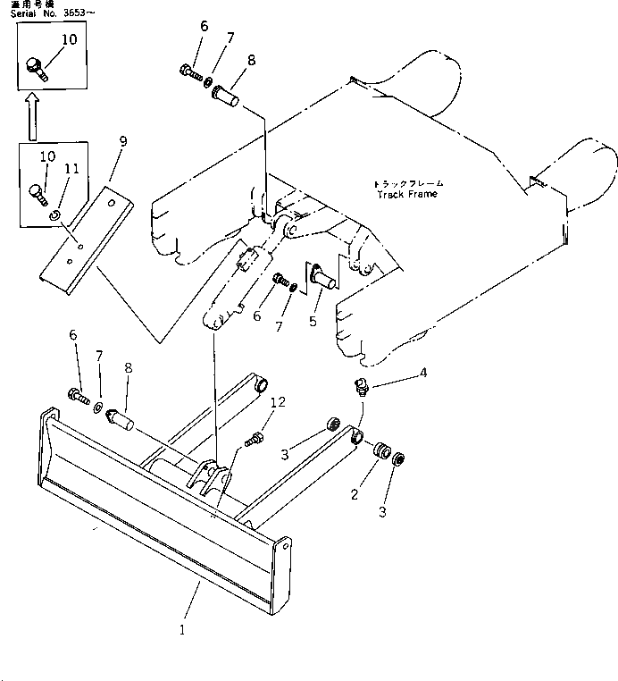 Крышка 21U-71-11311 Komatsu