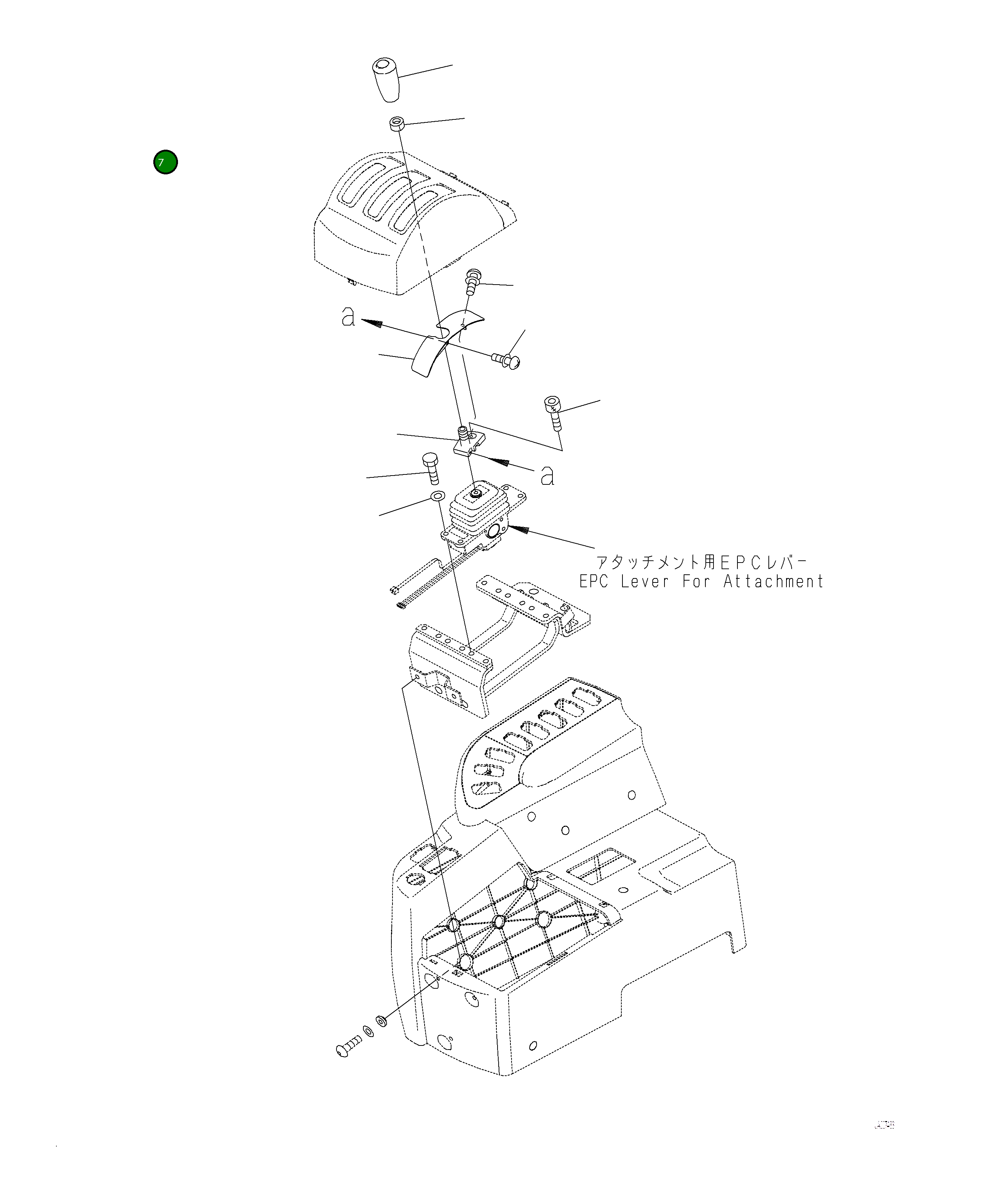 Крышка 423-43-58661  Komatsu