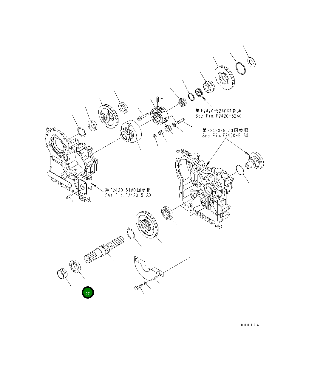 Подшипник 416-17-39330 Komatsu