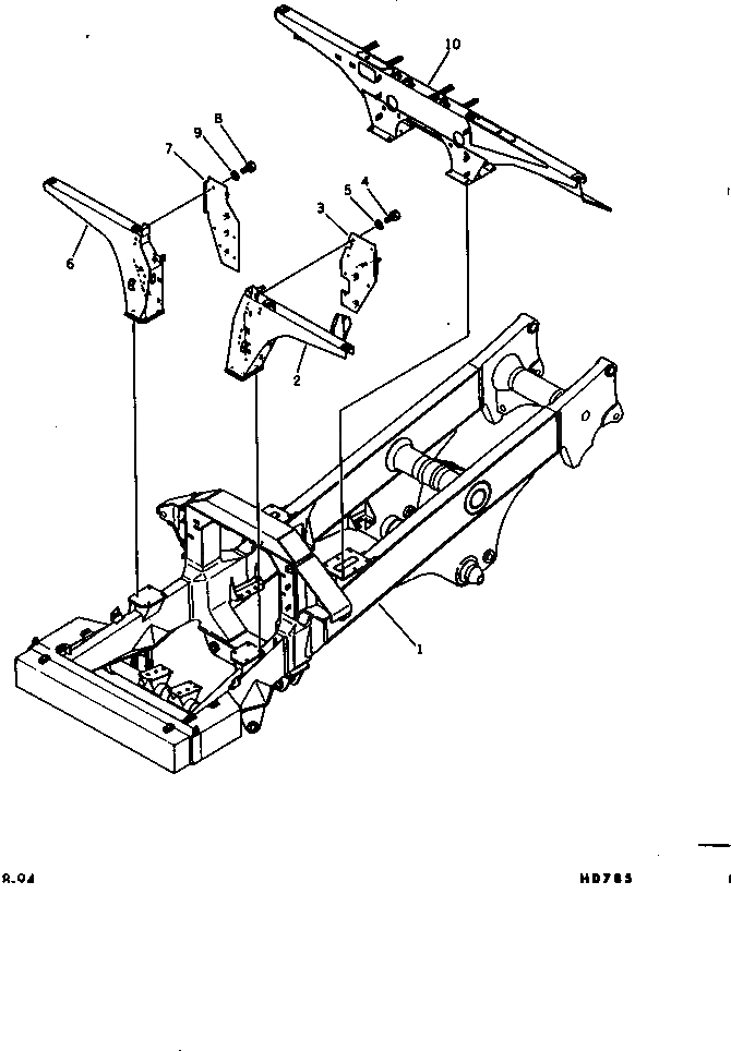 Крышка 561-89-32840 Komatsu
