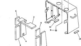 Крышка 418-Z97-1731 Komatsu