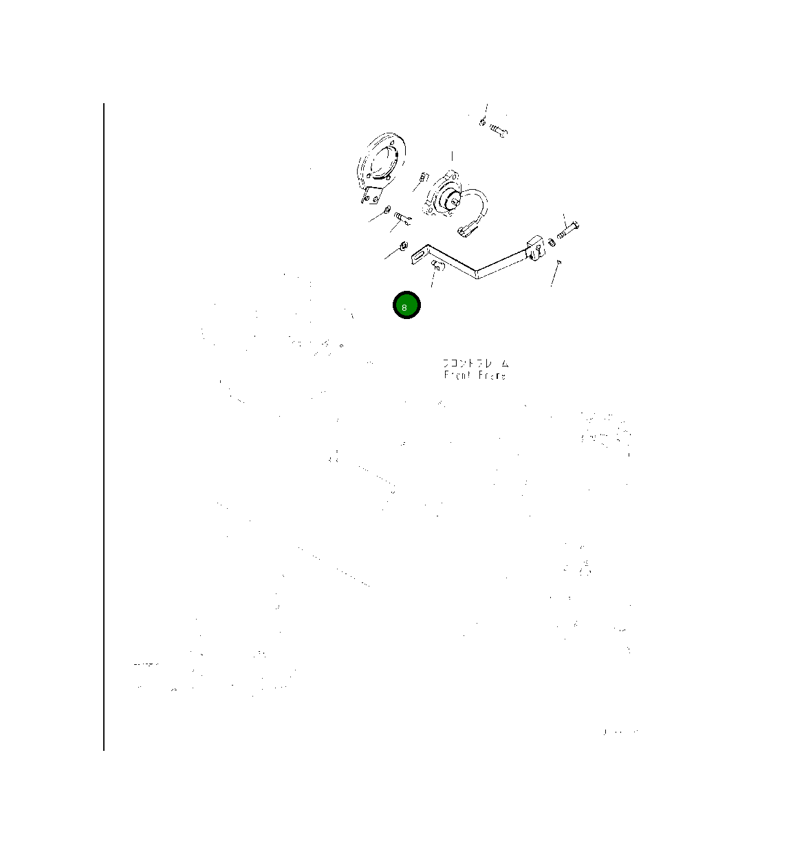 Рычаг 421-43-51750 Komatsu
