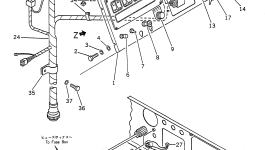 Провод 22W-06-11860 Komatsu