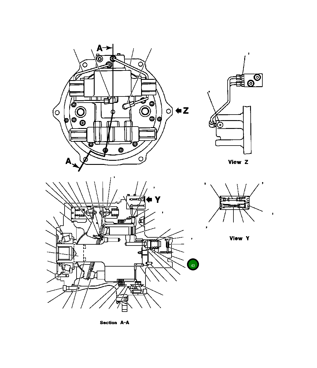 Крышка TMK1303-292  Komatsu