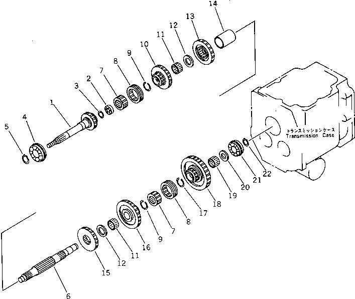 Подшипник YM172738-23110 Komatsu