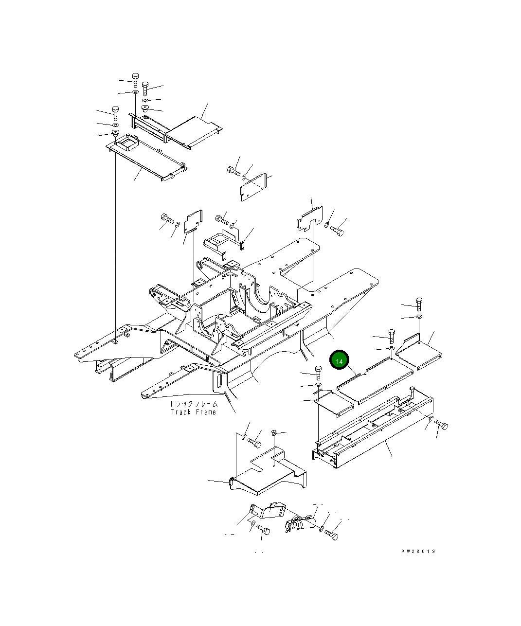 Крышка 8298-54-1561 Komatsu