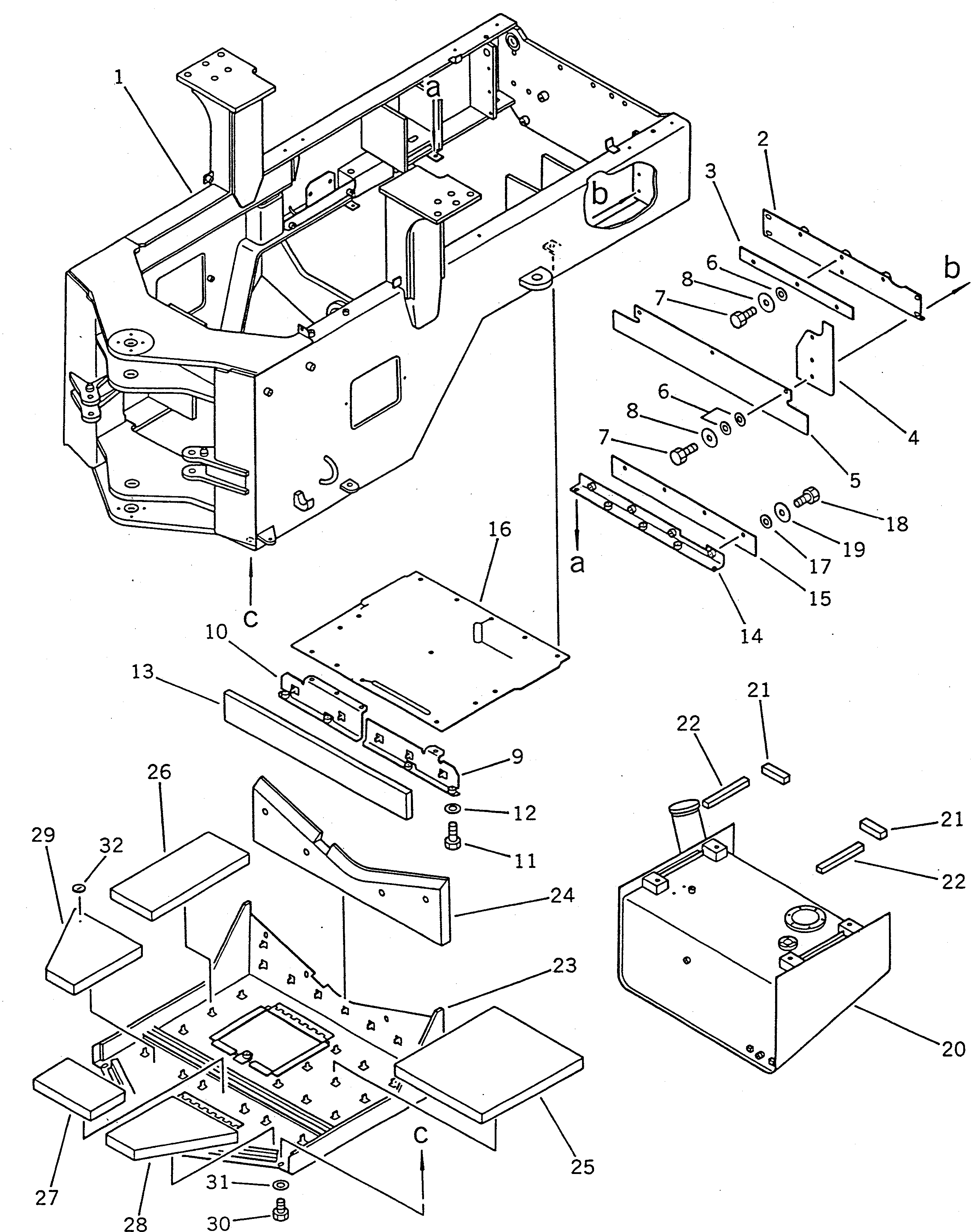 Крышка 416-Z90-1351 Komatsu