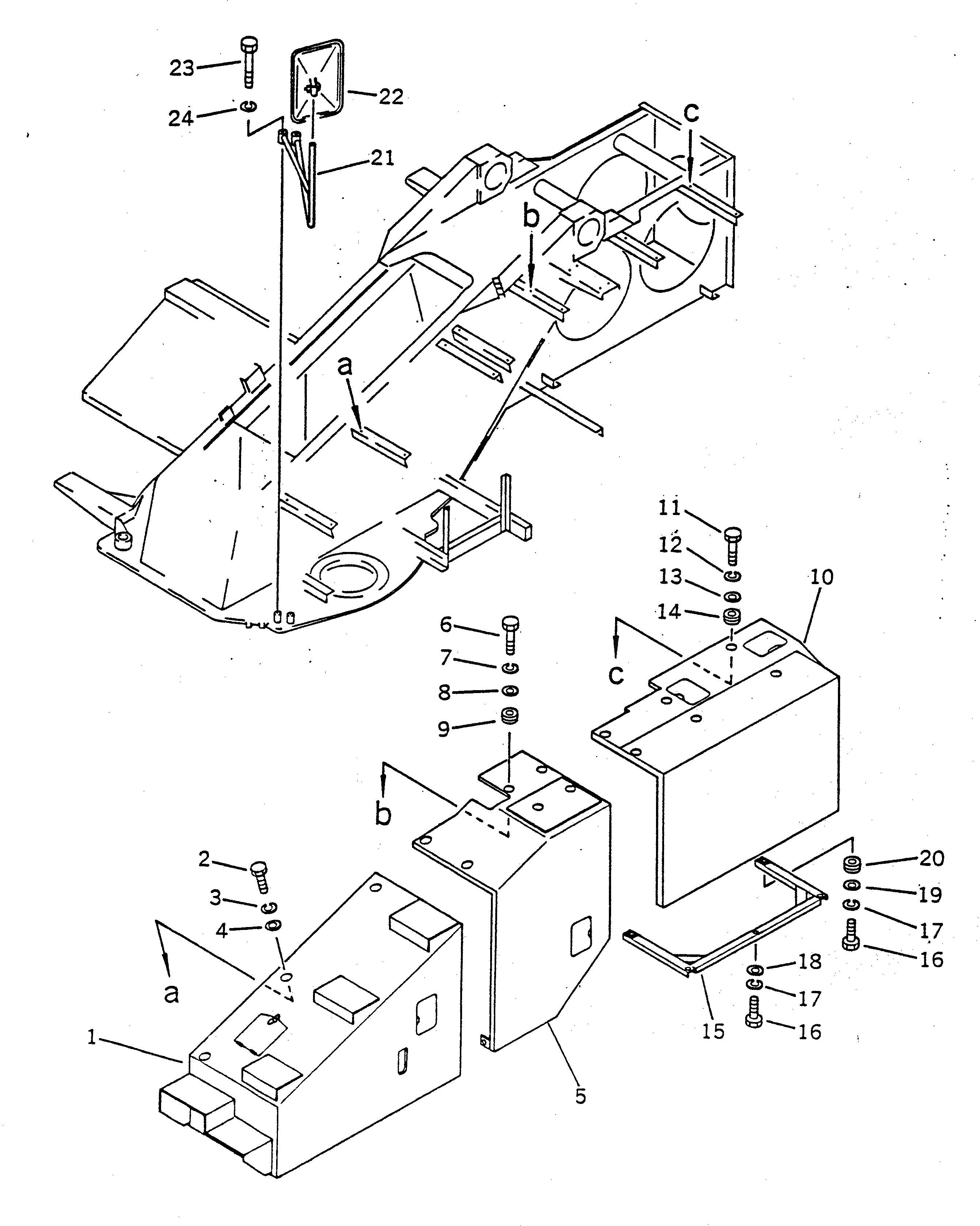 Крышка 22X-54-12112 Komatsu