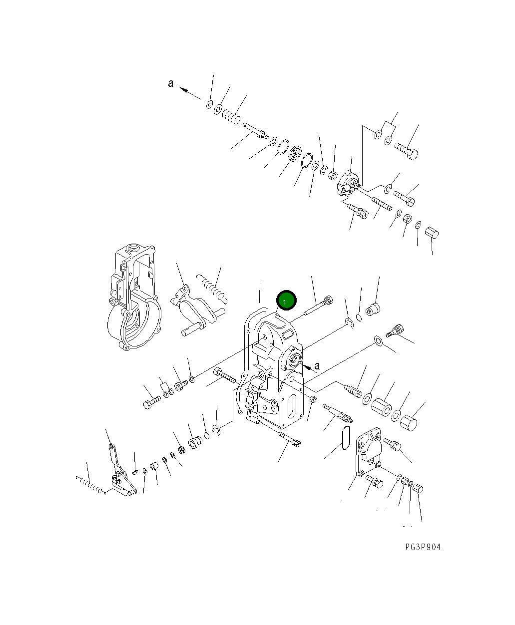 Крышка DK154022-5920 Komatsu