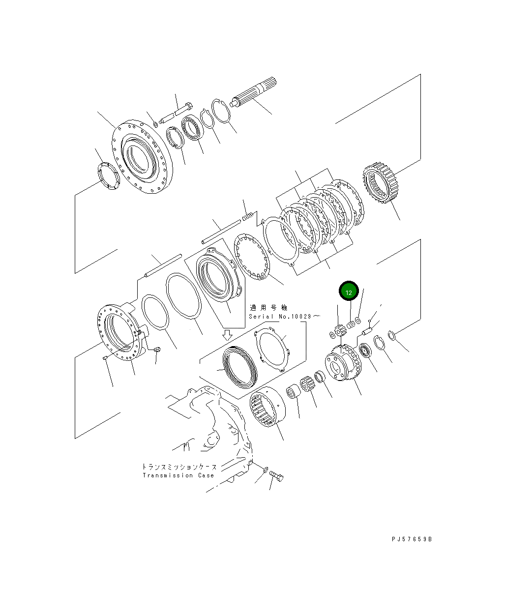 Подшипник 423-15-19420  Komatsu