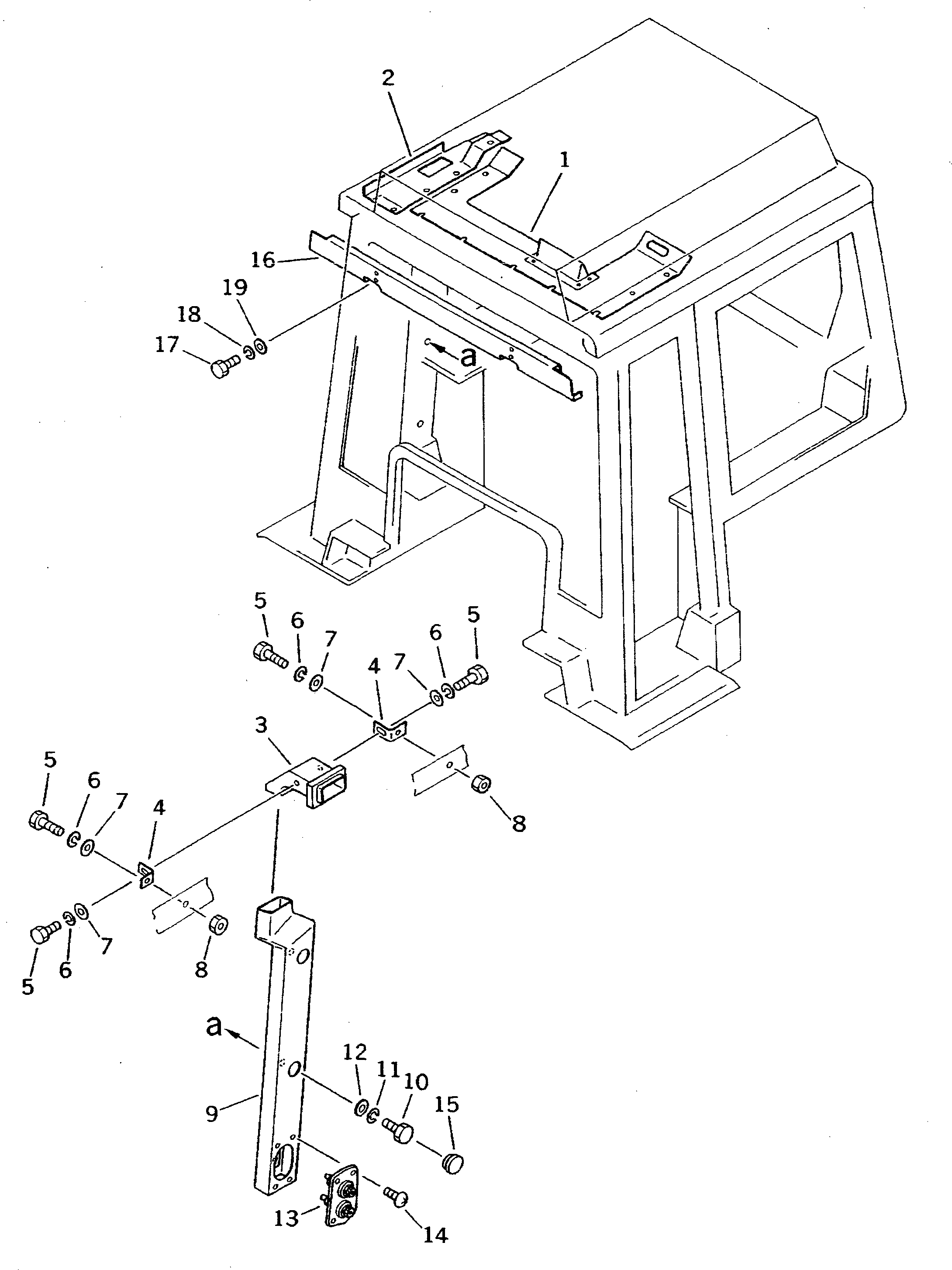 Крышка 145-Z79-4360 Komatsu