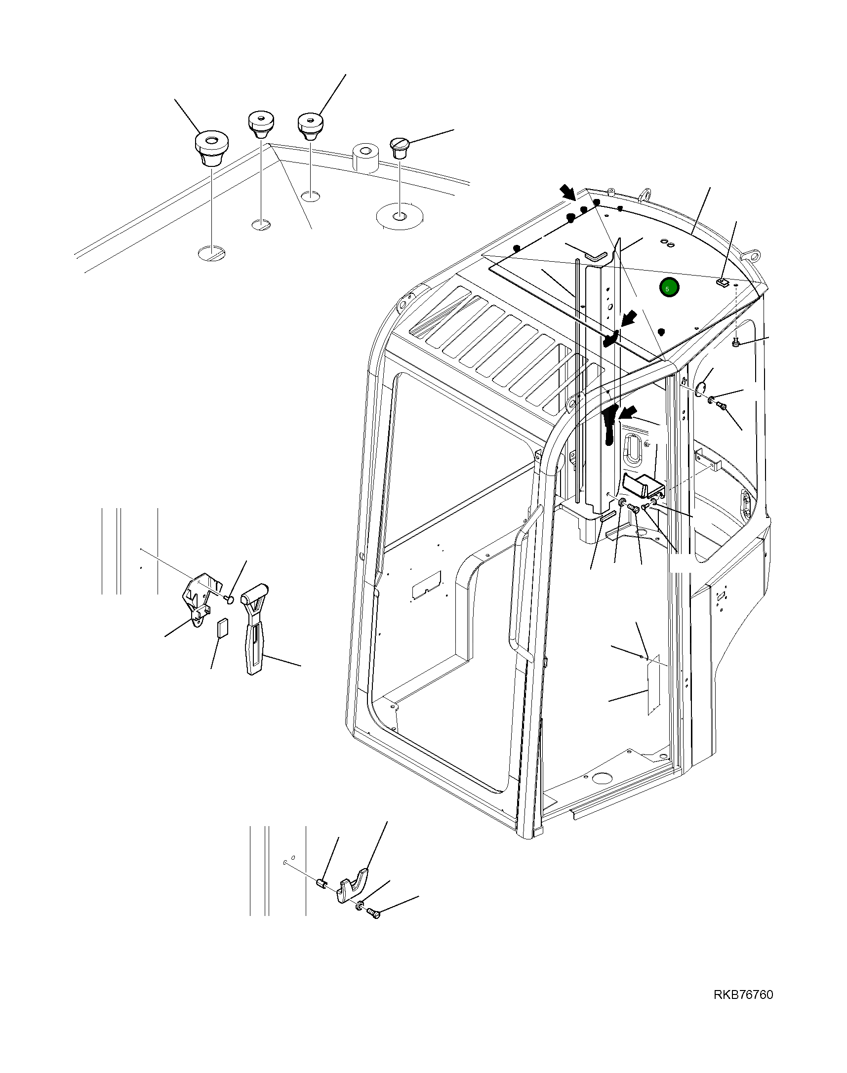 Крышка 22J-54-R4630  Komatsu