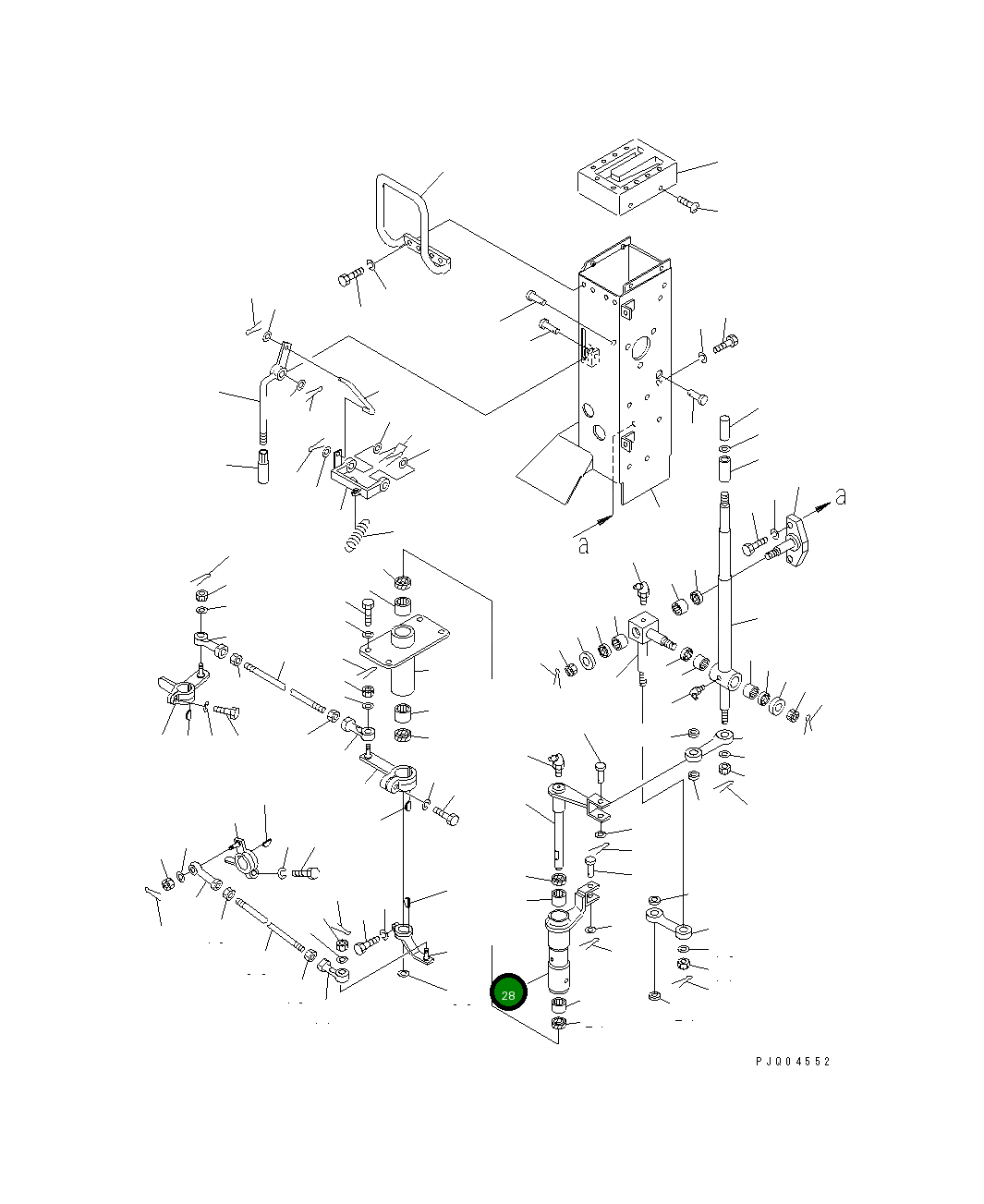 Рычаг 175-43-41190 Komatsu