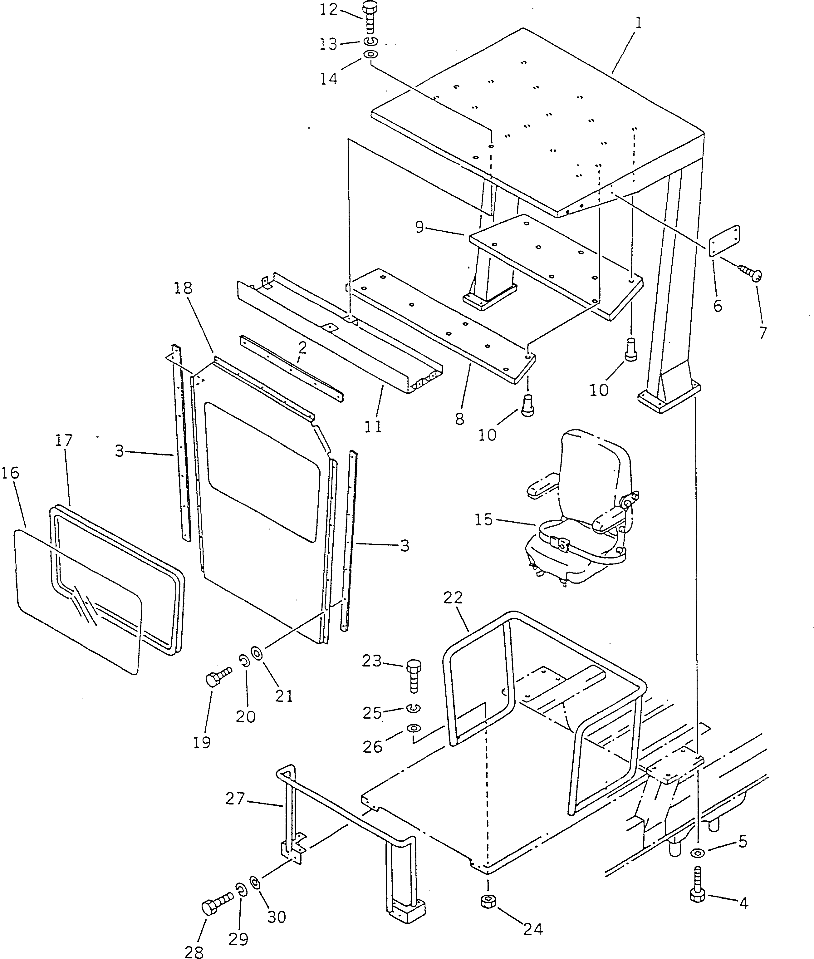 Крышка 23B-957-1370 Komatsu